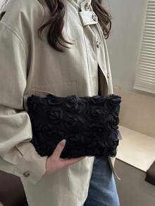 Large-Capacity Minimalist Style Versatile Luxury Women's Bag, 2026 New Model, High-End Handbag For Ladies - Black - View 9