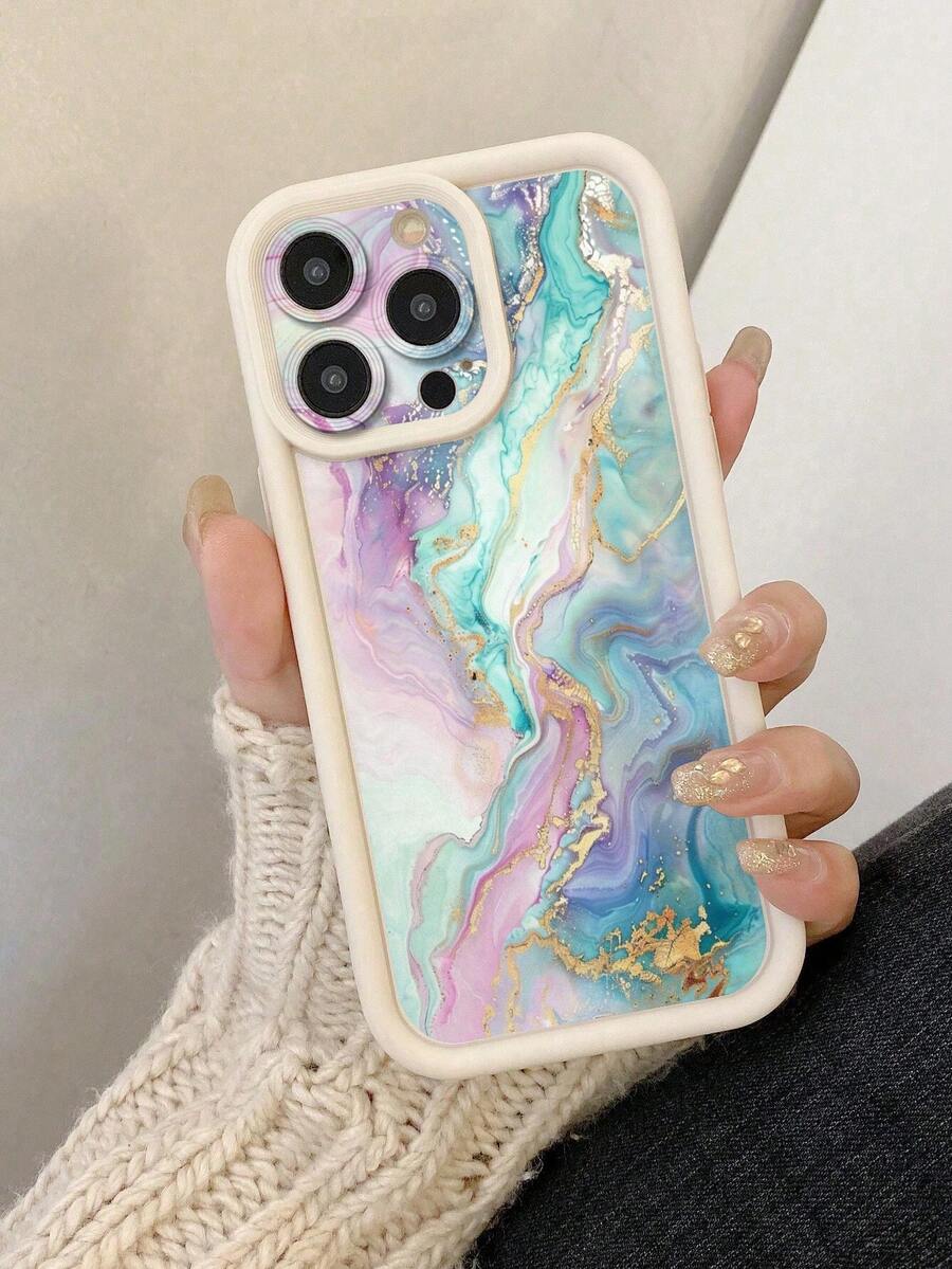 2026新款纹理加厚防摔彩绘手机壳，兼容 17 Pro/17 Air/17/17 Pro Max/16/11/16 Pro/16 Plus/16 Pro Max/16 e/15 Pro Max/13/14/12/XS/XR/7G/8P，兼容三星Galaxy S25/S25 Plus/S25 Ultra/A16/A36/A26/A56/A50/A12/A32/A52/A72/A51/A21 S/A13/A14/S24/S24 Plus/S24 Ultra、S22/A52/A53/A54/A55/S23，保护性手机壳，国际版，非国内版 - 彩色 - 查看 1