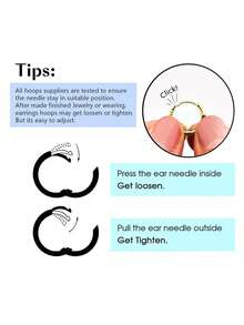 1件S925纯银四叶草花朵耳钉 - 经典简约优雅耳环 - 單隻 - 查看 7