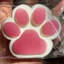 巨型猫爪捏捏乐减压玩具，水晶猫爪软玩具，理想的感官解压玩具，柔软毛绒，慢回弹捏捏乐减压玩具 - 生日礼物 - 圣诞礼物 - 派对小礼物 - 最佳礼物 - 生日礼物或派对填充物 - 旅行便携减压玩具 - 彩色 - 查看 12