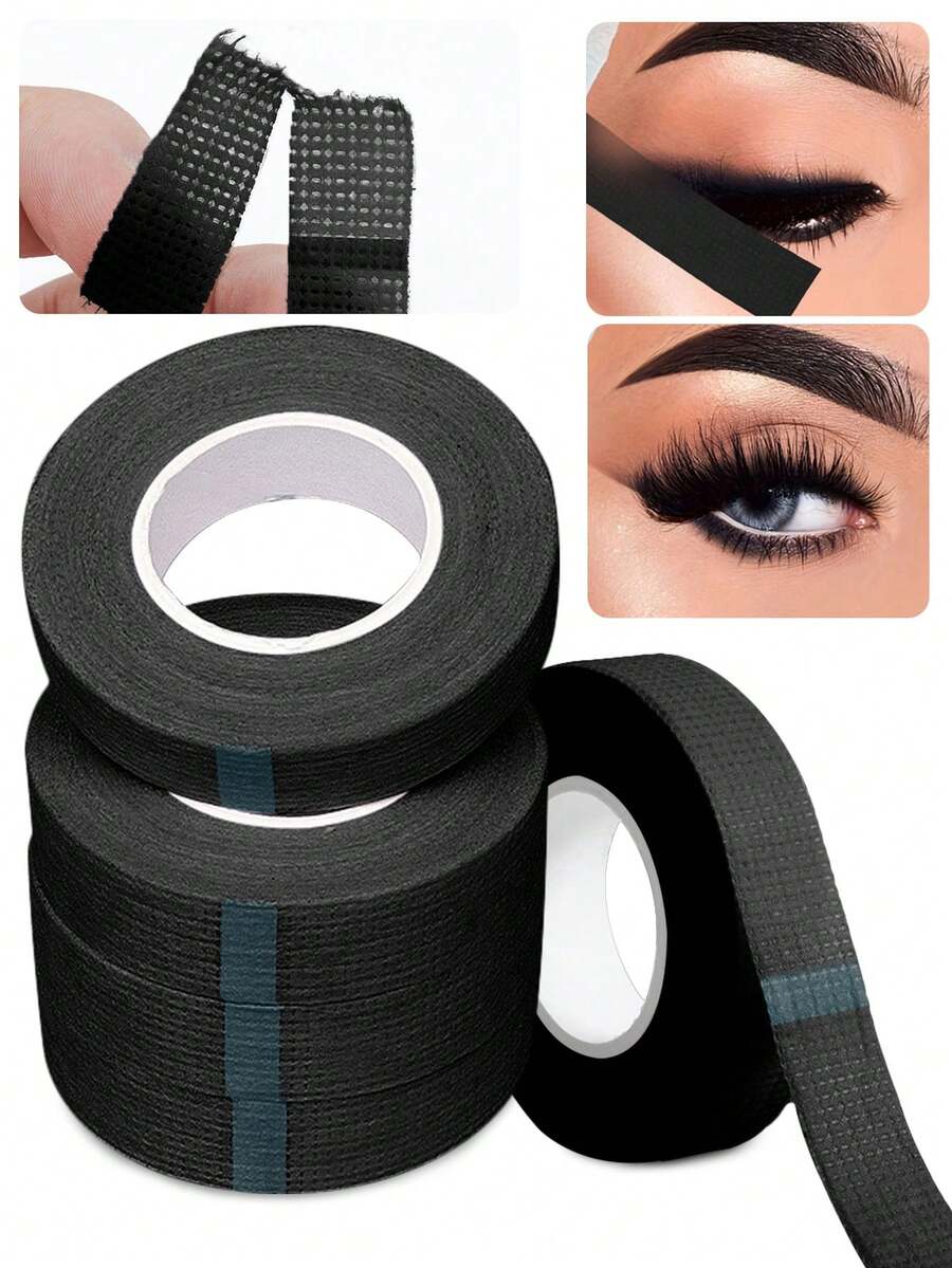 6/2卷眼影贴纸，眼部化妆辅助工具，眼部化妆定型贴纸，眼部化妆保护贴纸，专业睫毛胶带，粘性布质睫毛延长膜，透气微孔布质睫毛延长膜，睫毛卷翘胶带，透气低过敏性睫毛隔离眼膜，赠品，旅行，平价好物，旅行必备