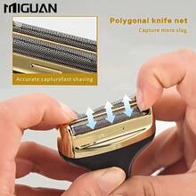 Three-In-One Men's Multifunctional Shaving Set: Hair Clippers, Nose Hair Clippers And Razors Can Be Freely Converted, USB Chargingr Battery Capacity 600mAh - A - View 7