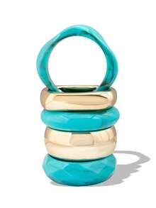 Betykuku 1/3/6 Peças Pulseiras de Estilo Europeu e Americano Estilo INS, Acessório Casual Diário, Presente para Mulheres e Meninas - OBRIGADO - Visão 10