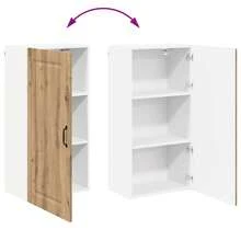 vidaXL Küchenschrank Kalmar Artisan-Eiche 50 x 31 x 100 cm - Braun - Übersicht 11