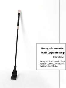 1根/2根高品质真皮马鞭 - 50厘米/19.68英寸，适用于马术训练和骑乘，训练道具 - 彩色 - 查看 11