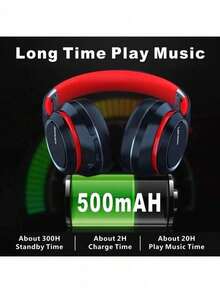 Lenovo HD200 Bluetooth Earphones Over-ear Foldable Computer Wireless Headphones Noise Cancellation HIFI Stereo Gaming Headset - 黑 - 查看 2