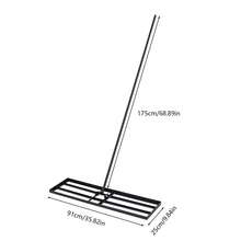 Miumaeov Lawn Leveling Rake, Lawn Leveling Rake For Yard, Lawn Leveler Tool, Lightweight Design Sleek Ergonomic Handle Multi-Scene Use For Lawn Patio Garden Compact Storage - 1pc Black - View 10