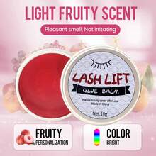 3pcs Lash Lift Rod Adhesive Kit, New Eyebrow & Lash Lamination Cream Glue, Scented Solid Masthead Gel, Strong Hold & Water Soluble, Tool Set For DIY Keratin Lash Perm And Brow Lamination, Easy Application & Fast Drying - Hot Pink - View 8