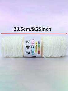 1pc 3-Ply Chenille Yarn, Thick Knitting Yarn For Shoes, Sweaters, Scarves, Hats - A19 - View 10