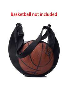 1 pieza Bolsa de baloncesto portátil de un solo hombro con bolsa separada para red de fútbol, mochila de entrenamiento práctica para equipos deportivos - Multicolor - Ver 7