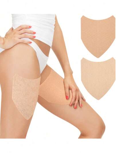 1/2/10/20 pièces Bandes anti-frottement invisibles en spandex pour l'intérieur des cuisses ; Tampons anti-frottements d'été pour hommes et femmes ; Patchs de protection des cuisses confortables, idéaux pour la Saint-Valentin