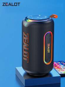 ZEALOT MP1 60W 無線喇叭 附 RGB 彩燈，支援 SD 卡/USB/AUX 介面，免持通話，適合戶外活動、舞會、家庭聚會及海灘派對 - 均碼 - 查看 15