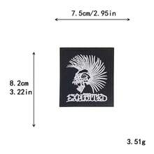 1个DIY刺绣贴片，熨烫式缝纫用品，装饰贴片，朋克摇滚金属音乐 - 熨燙款 - 查看 5