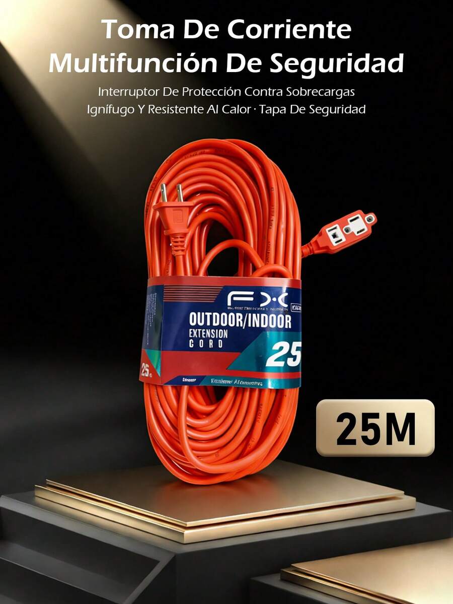 Extensión Eléctrica Doméstica, 15M/20M/25M,multicontacto