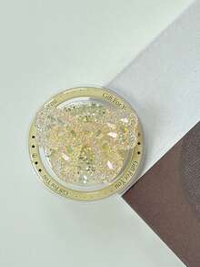 1 Magnetic Glitter Glitter Crystal Bow Mobile Phone Sliding Bracket, Girlish Style Retractable Bracket, A Thoughtful Gift For Girlfriends, Girlfriends, Family, And Colleagues - Multicolor - View 10