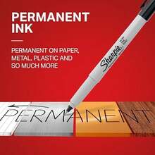 Sharpie 37161PP Permanent Markers Ultra Fine Point Black 2 Count - / - View 2