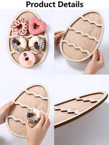 1个复活节兔子和复活节彩蛋图案木质托盘，复活节木质托盘，复活节派对用品，复活节装饰，复活节派对装饰，复活节中心装饰品，兔子装饰，蛋糕装饰，复活节家居厨房装饰，桌面装饰，家居装饰，春季装饰，节日派对礼物，复活节装饰，复活节彩蛋寻宝派对装饰，复活节礼物 - 復活節 - 查看 10