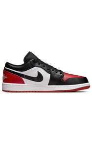 Air Jordan 1 Low 'Bred Toe 2.0' White Varsity-Red Black Sneakers Men 553558-161 - 彩色 - 查看 2