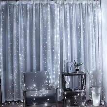 Decoración de Eid, Luces de cadena LED con control remoto, adecuadas para fiestas, bodas y decoración del hogar - Cortina de luz USB - Ver 17