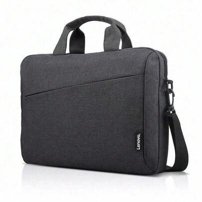 Lenovo Business Laptop Shoulder Bag, Compatible With 16-Inch Laptops, Water-Resistant Material, Shock-Absorbing Inner Pad, Padded Compartment, Zippered Front Pocket, Large-Capacity Inner Lining, Ideal For Business Travel And Office Use. T210