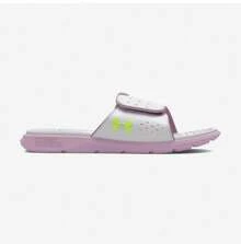 Under Armour Women's Lightweight Breathable Casual Sports Slippers - White/Light Purple - View 2