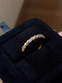 1pc S925 Sterling Silver Unique Design Twisted Ring, Suitable For Daily Wear, Vacation, Fashionable & Exquisite Gift - Mahua - View 8