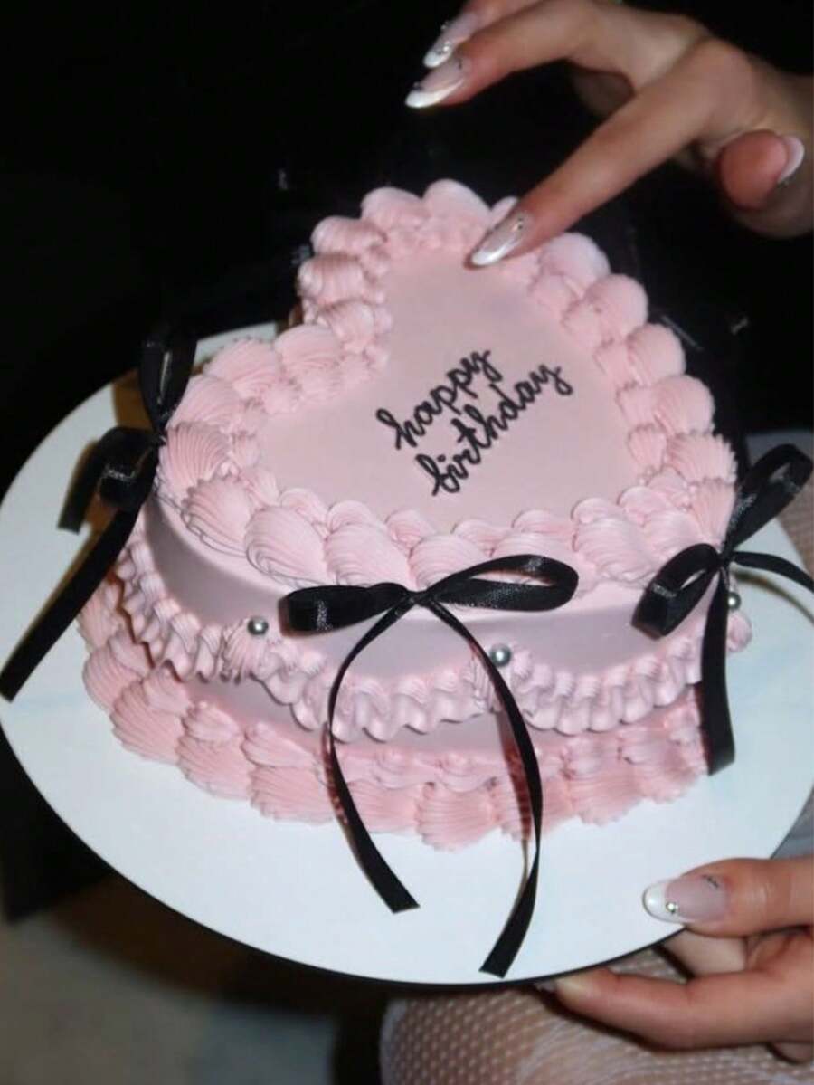 10pcs Bow Cake Decorations, 5.9 Inch Solid Color Bows, DIY Cake Supplies For Birthday, Anniversary, Wedding, Holiday, Party Decor, Party Background Decoration - Multicolor - View 1