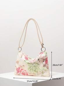 Túi đeo vai thêu hoa lấp lánh, ví cầm tay thanh lịch dự tiệc, phụ kiện cưới, quà tặng cho nữ (Mẫu ngẫu nhiên) - Nhiều màu - Xem 6