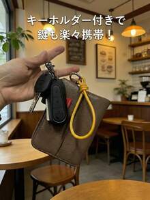本革 ミニ財布 レディース シンプル コンパクト 小型小銭入れ ジッパー付き 現金・カード・鍵・ID対応 おしゃれ 携帯用 - カーキ - チェックする 10
