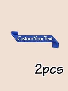 Custom Text Birthday Sash, Personalized Bride Sash For Bachelorette Party, Customized Mom To Be Sash, Sweet 16 Sash, Retirement Sash, Satin Belt For Weddings And Pageants, Graduation Sash - Style a - View 8