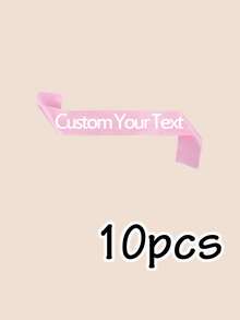 Custom Text Birthday Sash, Personalized Bride Sash For Bachelorette Party, Customized Mom To Be Sash, Sweet 16 Sash, Retirement Sash, Satin Belt For Weddings And Pageants, Graduation Sash - Style a - View 23