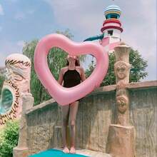 As A High-Value, Romantic And Practical Summer Water Toy, This Heart-Shaped Inflatable Swim Ring Is An Ideal Gift For Girlfriends, Wives, Female Friends, Swimming Enthusiasts, Beach-Goers, And Travel Lovers. It Is Perfect For Summer Gifts, Birthday Gifts, Holiday Gifts, Beach Vacation Gifts, Swimming Party Gifts, And Single Party Decorations. - Multicolor - View 6
