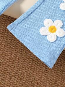 两件套可爱女婴套装，休闲时尚，柔软舒适，简约百搭的碎花吊带背心和喇叭裤套装，适合幼儿女童穿着，夏季日常穿着、度假、派对、拍照、户外活动 - 彩色 - 查看 4