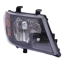 Front Halogen Headlight Assembly, For 2009-2020 Frontier Truck Black Headlights Headlamps Replacement Left+Right 26010ZL40A,26010ZL40B,NI2502188,NI2503188 - Default - View 9