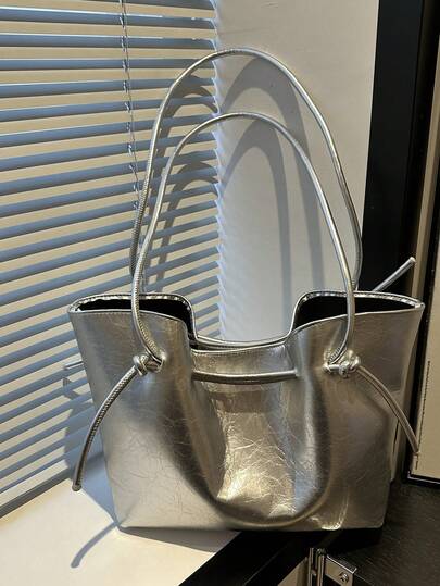 Large-Capacity Daily Commuting Minimalist Style Versatile Luxury Women's Bag From 2026 New Model High-End Shoulder Bag