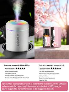 The Silent Car Fragrance Diffuser Is A Must-Have For Your Car. This Portable Car Humidifier Is Equipped With LED Mood Lighting, Available In Black And White. It Uses Ultrasonic Atomization Technology, Can Automatically Shut Off, And Allows You To Add Essential Oils. Suitable For Cars, Offices, Bedrooms, And Various Environments. - Black and White - View 23