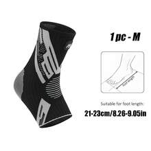 1pc Sports Ankle Support, High Elasticity & Non-Deformable, All-Round Ankle Joint Protection, Unisex, Suitable For Sports & Fitness - Black - View 13