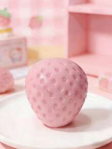 可爱草莓挤压玩具，升级版水果捏捏乐，萌系粘性减压玩具，透明，减压玩具，捏捏乐趣味减压发泄玩具，办公室减压小礼物，情人节礼物，青少年男孩女孩生日礼物，节日礼物 - 彩色 - 查看 6