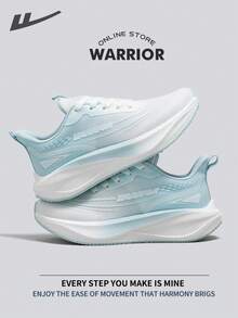 WARRIOR 女式时尚复古运动鞋，春夏舒适跑步鞋，简约休闲又不失时尚感，四季皆宜，耐磨耐穿，适合全天穿着的训练鞋，软底设计。 - 白/藍 - 查看 6