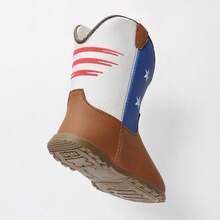 Baby Girl/Boy Texan Boot Set, Soft And Comfortable Baby Shoes + Cotton Socks FARMFUN - MultiWarna - View 5