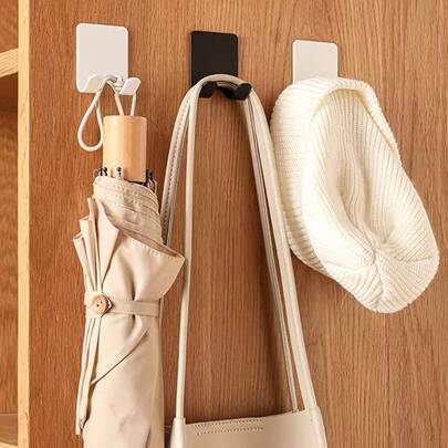 1pcDurable Plastic Bathroom Storage Rack, Suitable For Men's Grooming Tools, Fashionable Bathroom Storage Gift, For Men And Families, Suitable For Beard And Mustache, Space-Saving Razor Storage Rack, Suitable For Bathroom, Dormitory, Home - Modern Minimalist Design[Festival Gift For Wife And Mother]Style Color Is Randomly