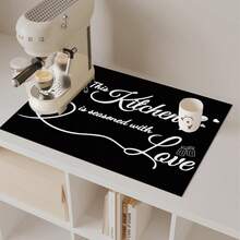(Hot Selling!!) 1pc 2D Flat Stove Protector Mat And Heat Resistant Non-Slip Rubber Stove Pad Suitable For Induction Cooktop, Glass Stove And Multi-Purpose Scratch-Resistant Mat, Best Choice For Oven, Washing Machine, Dryer And Kitchen Decor. - Multicolor - View 13