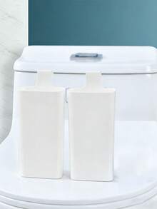 Dispensador de limpiador sólido de inodoro de estilo moderno sin electricidad, extiende la duración de la limpieza - multicolor - Ver 13