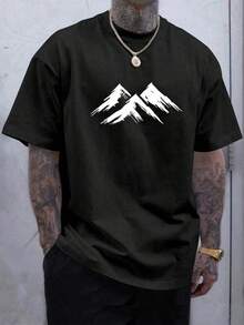 Men Outdoor Tees & Tanks - Black - View 1