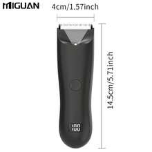 Men's Body Trimmer, Electric Shaver, Electric Inguinal And Hair Trimmer, Ceramic Blade Male Hygiene Shaver Battery Capacity 500mAh - A - View 4