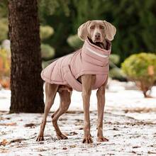 Pet Cotton Padded Down Jacket, Water-Repellent + 3-Layer Down-Locking Warm & Windproof Adjustable Dog Coat, With Reflective Strip, Suitable For Large/Medium/Small Dogs For Indoor/Outdoor Cold Weather Dog Vest - Multicolor - View 19