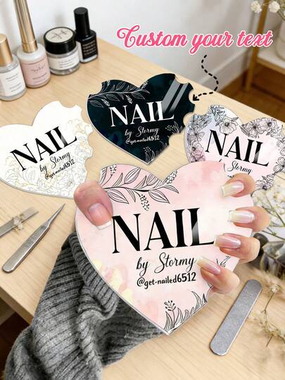 Personalized Custom Acrylic Hand Nail Art Display Board​ – High‑Transparency Acrylic Selfie Prop (10.2*10.2cm/4*4in) For Beautifully Showcasing Nail Designs. Customize With Your Name/Logo/Text. Includes A Stable Stand. Ideal Festival Gift For Nail Artists, Salons, Beauty Bloggers. Perfect For Social‑Media Photos, Salon Promotions, Workshops.