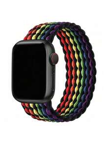 弹力编织尼龙单圈表带，兼容 Series 11/10/9/8/7/6/5/4/3/2/1，尺寸 38mm/40mm/41mm/42mm/44mm/45mm/46mm/49mm，男女通用；可爱尼龙弹力运动表带，兼容 Series Ultra SE/11/10/9/8/7/6/5/4/3/2/1 - 38/40/41(L) - 查看 19