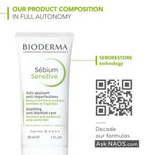 Bioderma Sébium Sensitive 30 Ml - Hydrating Anti-Blemish Facial Care For Sensitive And Acne-Prone Skin ✅ Entrega 24/72h A España (Península) | Beauty Explotion | Tu Tienda De Belleza Y Maquillaje – Explota Tu Mejor Versión. - Hyaluronic Acid - 查看 6