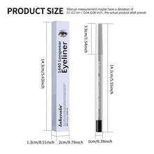 Lakerain Waterproof Eyeliner Pencil, Smudge-Proof, Sweat-Resistant, Quick-Drying, Long-Lasting, Smooth Application - Multicolor - View 10